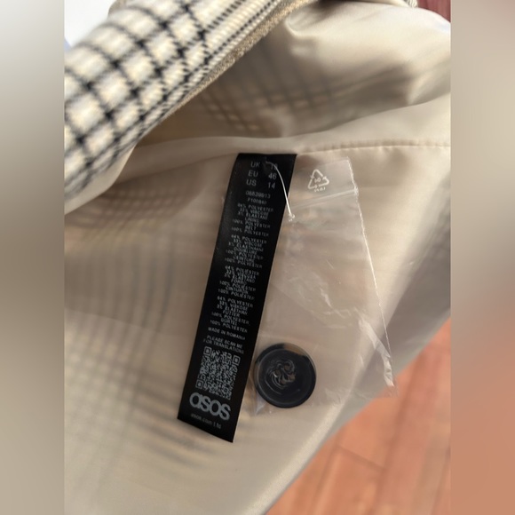 ASOS Dad Coat with matching hip sack bum bag - Picture 7 of 11